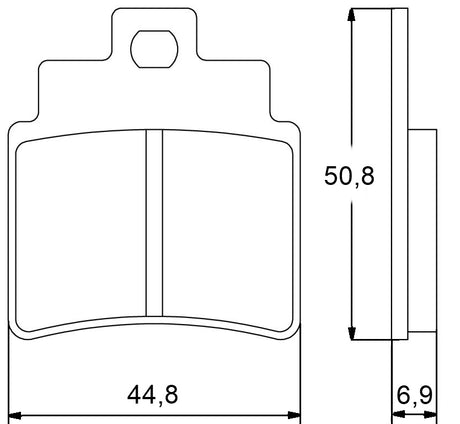 Pastiglie freno per Arctic Cat, Gilera, Kymco, SYM marca Accossato codice AGPA43