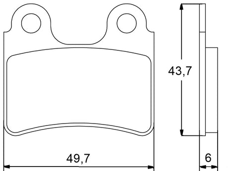 Pastiglie freno per Honda marca Accossato codice AGPA45
