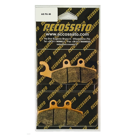 Pastiglie freno per Aprilia marca Accossato codice AGPA46