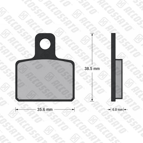 Pastiglie freno per Aprilia, Honda, KTM marca Accossato codice AGPA47