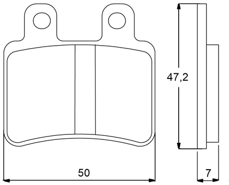 Pastiglie freno per Yamaha marca Accossato codice AGPA49