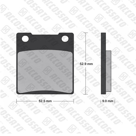 Pastiglie freno per Kawasaki, Suzuki marca Accossato codice AGPA53