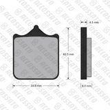 Pastiglie freno per BMW marca Accossato codice AGPA55