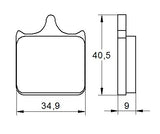 Pastiglie freno per BMW marca Accossato codice AGPA55