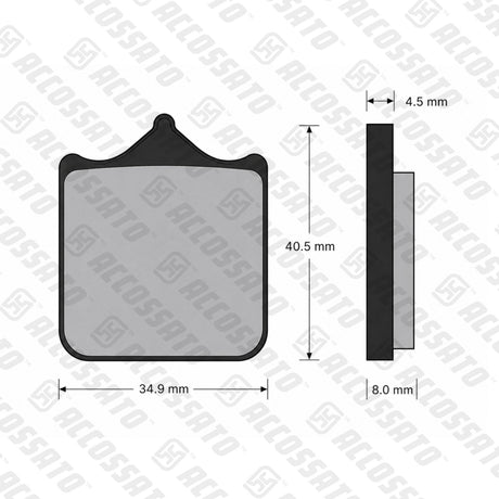 Pastiglie freno per BMW marca Accossato codice AGPA55