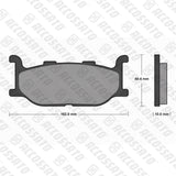Pastiglie freno per Yamaha marca Accossato codice AGPA71