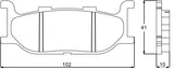 Pastiglie freno per Yamaha marca Accossato codice AGPA71