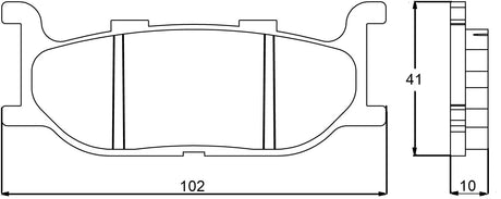 Pastiglie freno per Yamaha marca Accossato codice AGPA71