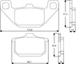 Pastiglie freno per Kawasaki marca Accossato codice AGPA74