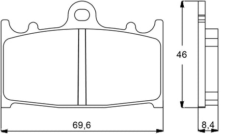 Pastiglie freno per Kawasaki, Suzuki marca Accossato codice AGPA75
