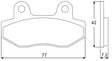 Pastiglie freno per Honda marca Accossato codice AGPA79