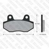 Pastiglie freno per Honda marca Accossato codice AGPA79