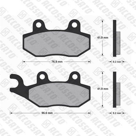 Pastiglie freno per Honda marca Accossato codice AGPA80