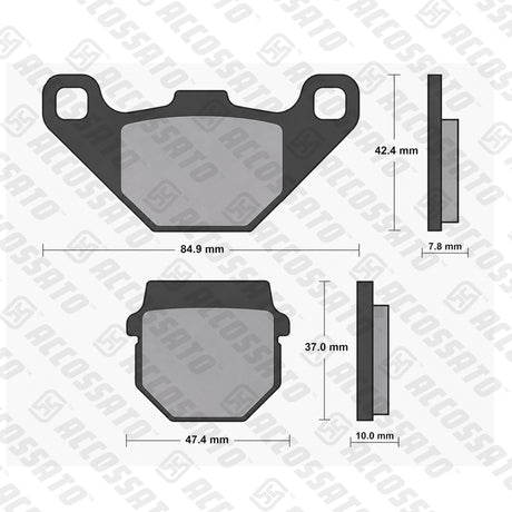 Pastiglie freno per Suzuki marca Accossato codice AGPA83