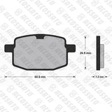 Pastiglie freno per Yamaha marca Accossato codice AGPA84