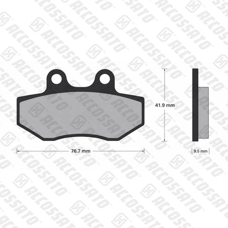 Pastiglie freno per Yamaha marca Accossato codice AGPA85