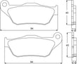 Pastiglie freno per Yamaha marca Accossato codice AGPA86