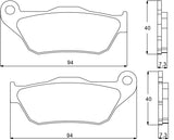 Pastiglie freno per Yamaha marca Accossato codice AGPA86