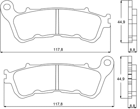 Pastiglie freno per Honda, Suzuki marca Accossato codice AGPA87