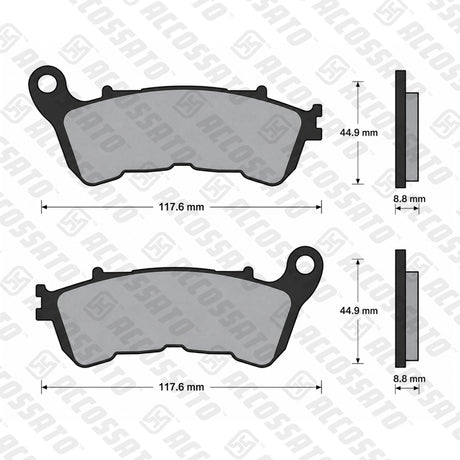 Pastiglie freno per Honda, Suzuki marca Accossato codice AGPA87