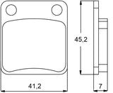 Pastiglie freno per Honda, Kawasaki, Suzuki, Yamaha marca Accossato codice AGPA88