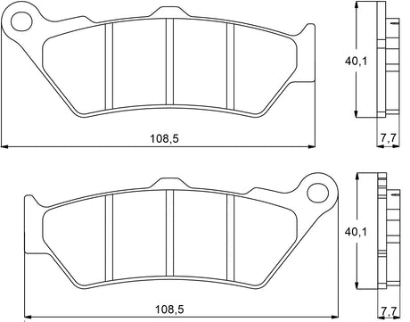 Pastiglie freno per Aprilia, Ducati, Harley Davidson, Honda, KTM, Yamaha marca Accossato codice AGPA92