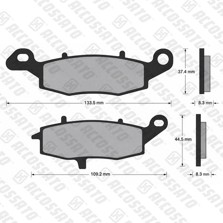 Pastiglie freno per Kawasaki, Suzuki marca Accossato codice AGPA94