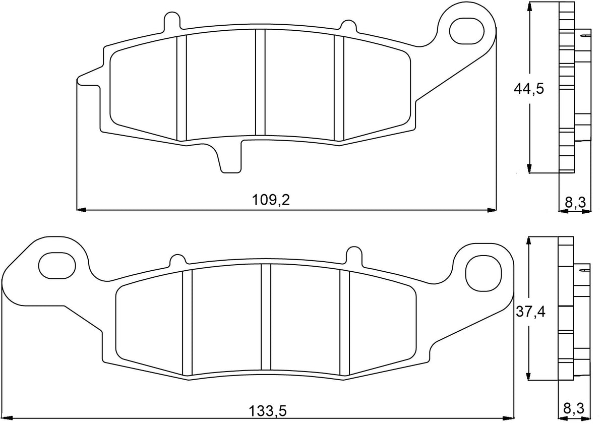 Pastiglie freno per Kawasaki, Suzuki marca Accossato codice AGPA94