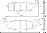 Pastiglie freno per Kawasaki, Suzuki marca Accossato codice AGPA94