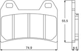 Pastiglie freno per Aprilia, Benelli, Ducati, KTM, Yamaha marca Accossato codice AGPA96