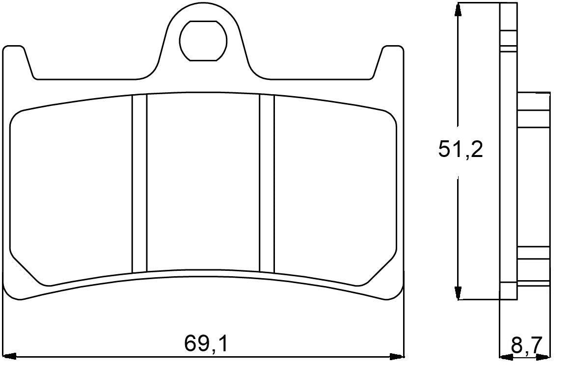 Pastiglie freno per Yamaha marca Accossato codice AGPA97
