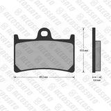 Pastiglie freno per Yamaha marca Accossato codice AGPA97