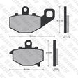 Pastiglie freno per Kawasaki marca Accossato codice AGPP102