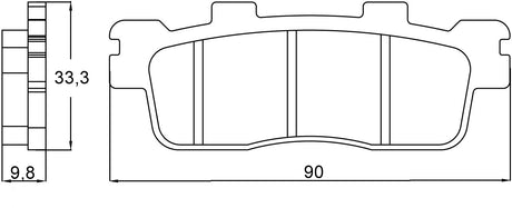 Pastiglie freno per Kawasaki marca Accossato codice AGPP103