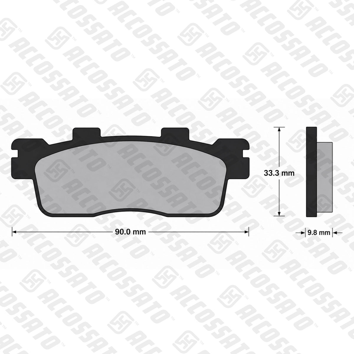 Pastiglie freno per Kawasaki marca Accossato codice AGPP103