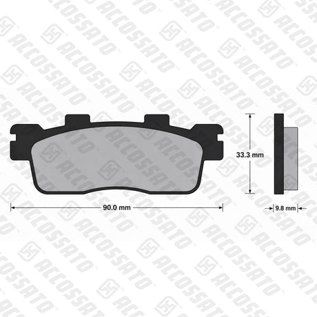 Pastiglie freno per Kawasaki marca Accossato codice AGPP103