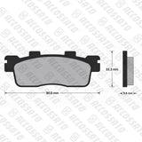Pastiglie freno per Kawasaki marca Accossato codice AGPP103