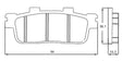 Kit Pastiglie Freno Accossato Per Moto, Mescola Made In Italy, codice AGPP107