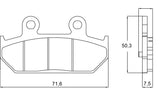 Pastiglie freno per Suzuki marca Accossato codice AGPP109