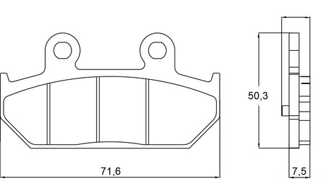 Pastiglie freno per Suzuki marca Accossato codice AGPP109