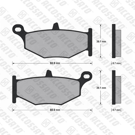 Pastiglie freno per Suzuki marca Accossato codice AGPP148
