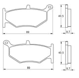 Pastiglie freno per Suzuki marca Accossato codice AGPP148