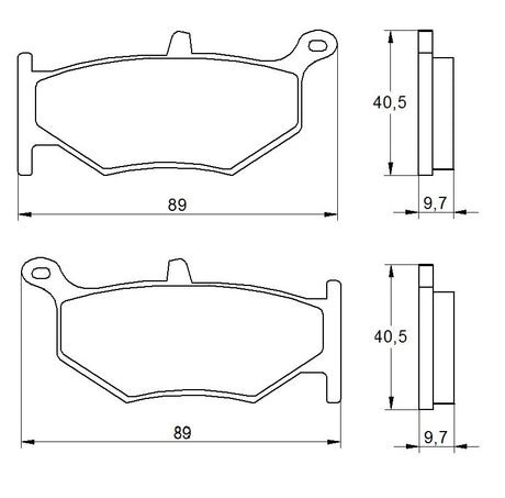 Pastiglie freno per Suzuki marca Accossato codice AGPP148