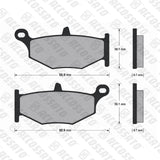 Pastiglie freno per Suzuki marca Accossato codice AGPP148