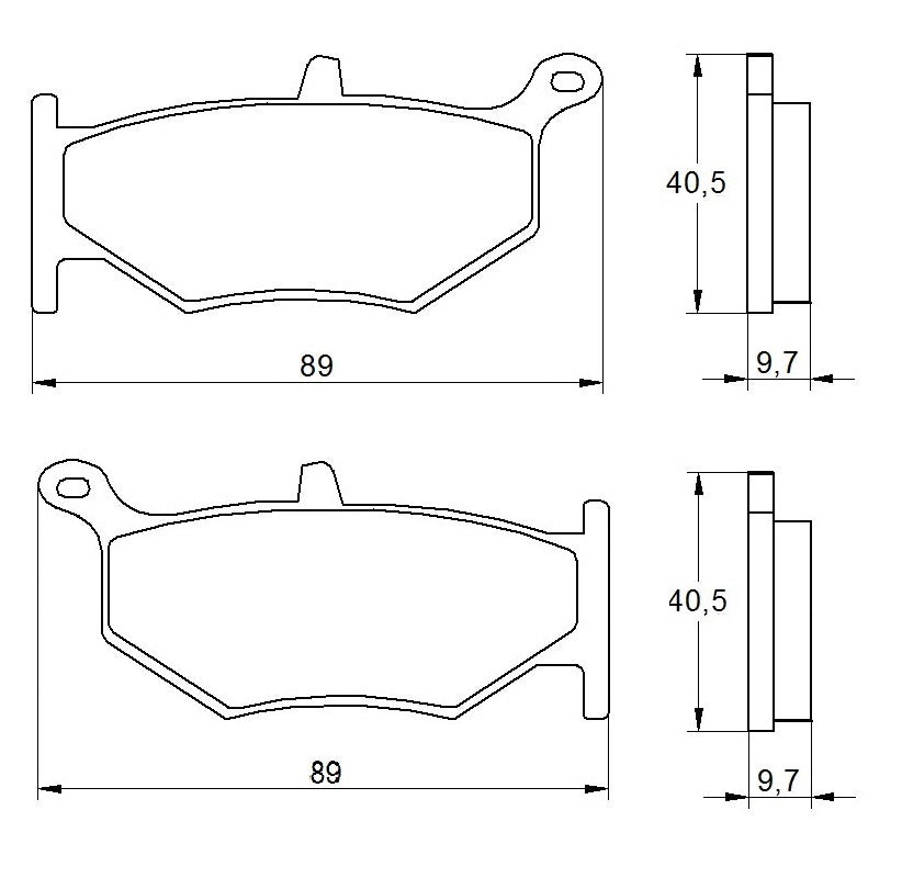 Pastiglie freno per Suzuki marca Accossato codice AGPP148
