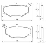 Pastiglie freno per Suzuki marca Accossato codice AGPP148