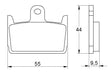 Pastiglie freno per Honda marca Accossato codice AGPP150