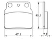 Pastiglie freno per Kawasaki, Suzuki marca Accossato codice AGPP165