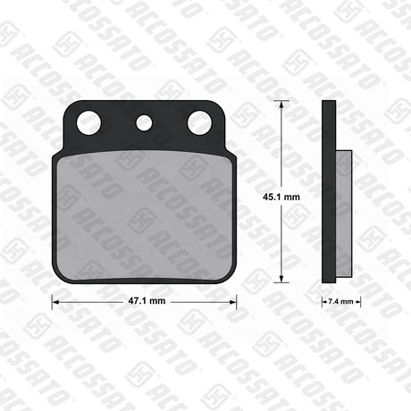 Pastiglie freno per Kawasaki, Suzuki marca Accossato codice AGPP165