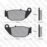 Pastiglie freno per Benelli, Honda, Suzuki marca Accossato codice AGPP181